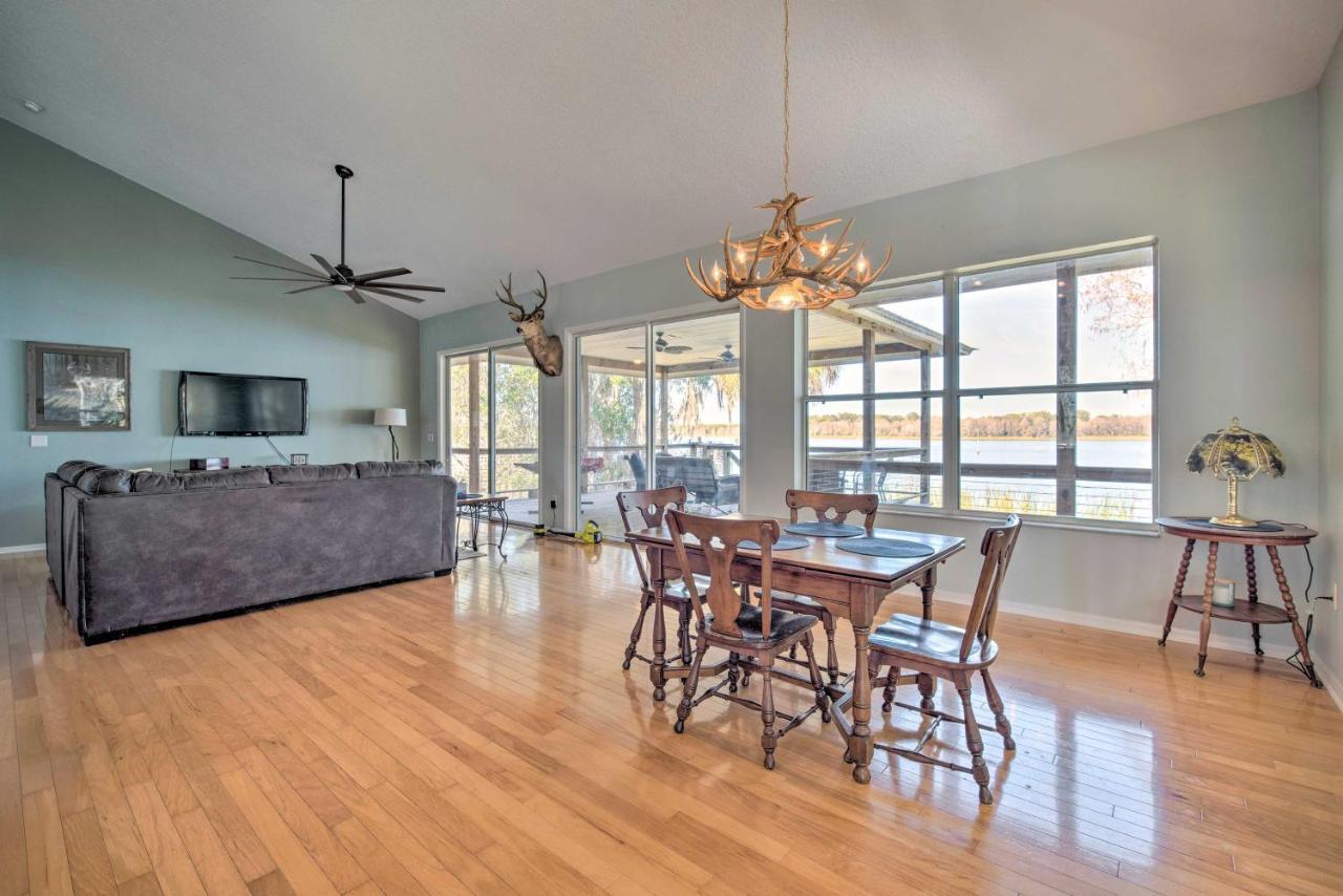 Lakefront Crystal River Home With Private Dock! Esterno foto
